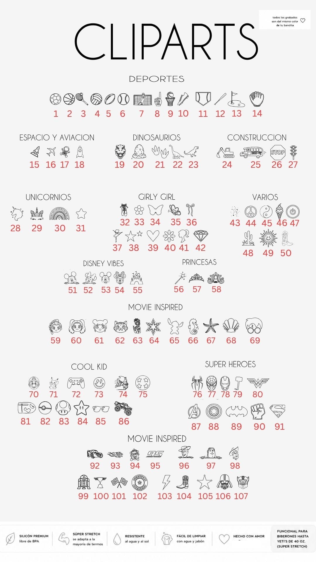 Banditas de colección!