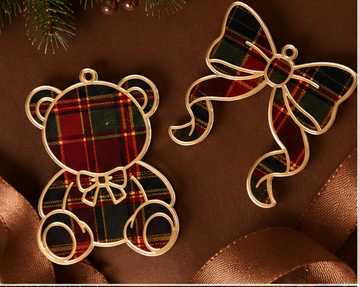 The Tartan Teddy Charm