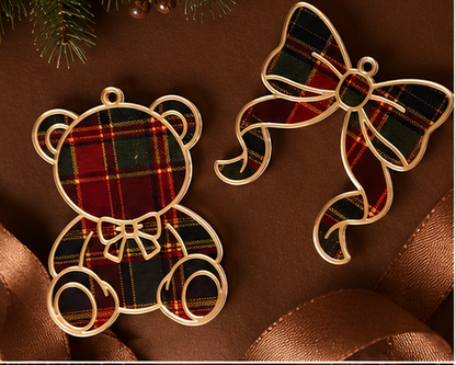 The Tartan Teddy Charm