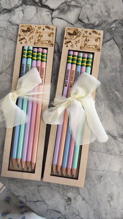 Gift set. Pastel colors, soft Ticonderoga #2 Pencils