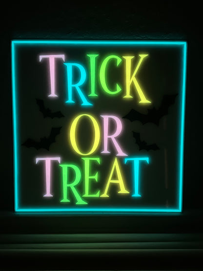 Trick or Treat sign for Halloween decor