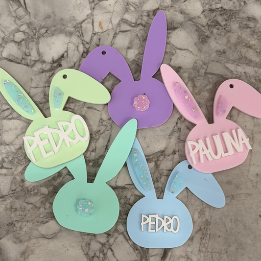 Easter bunny tag