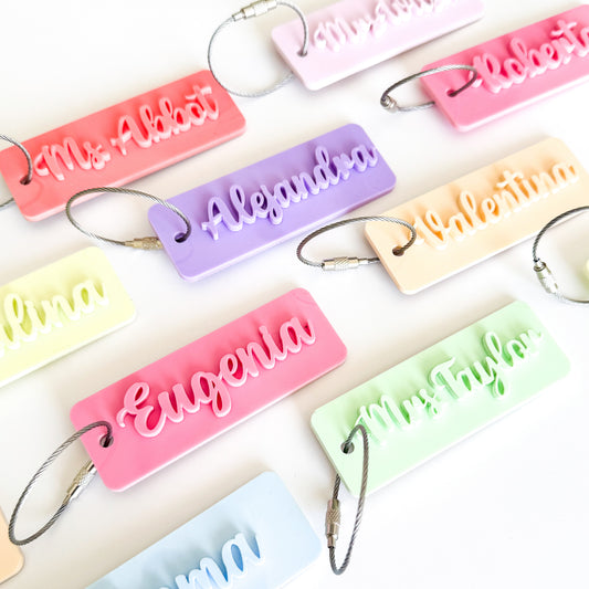 Monochromatic tag rectangular