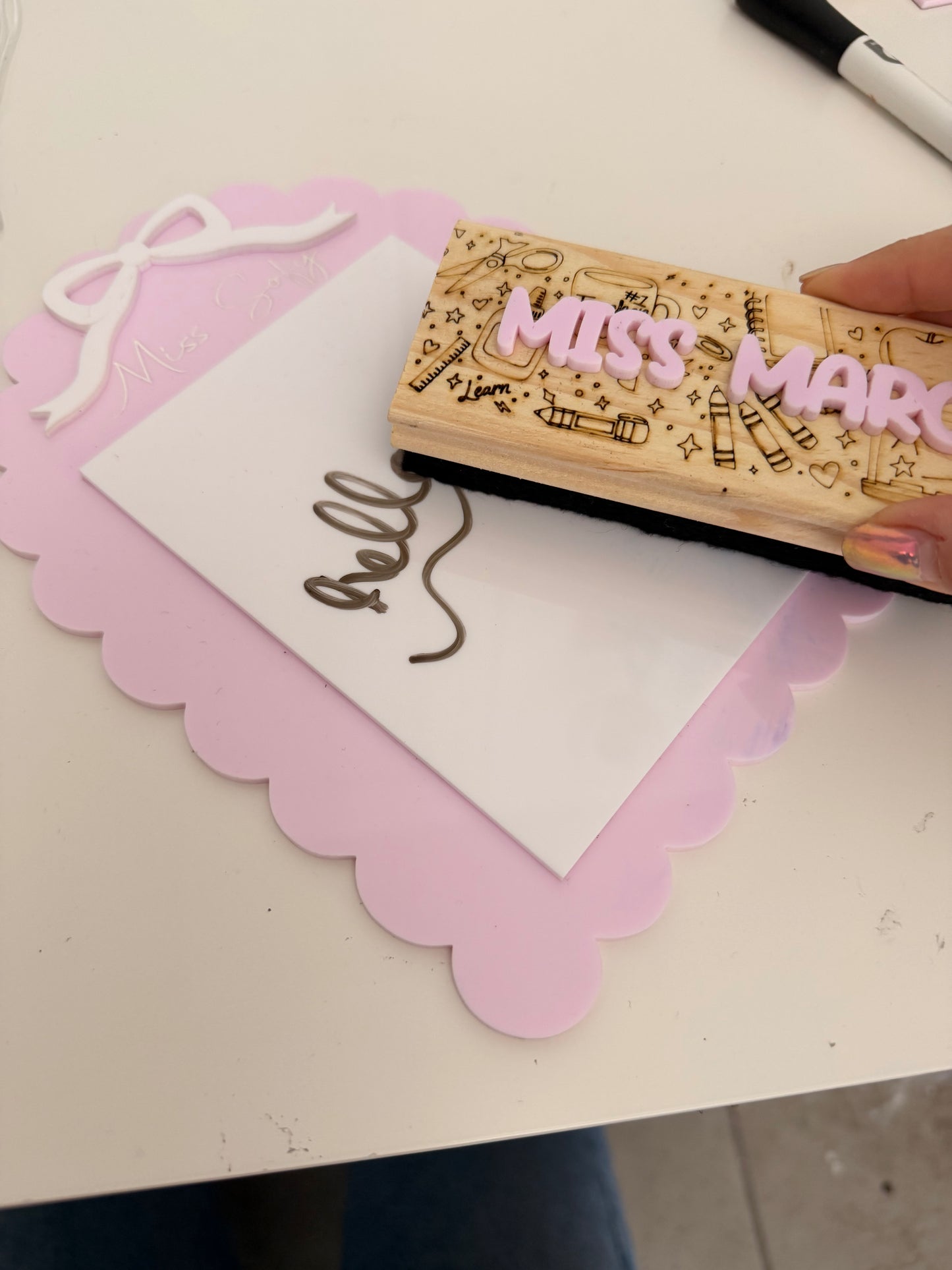 TEACHER BOARD ERASER - BACK TO SCHOOL