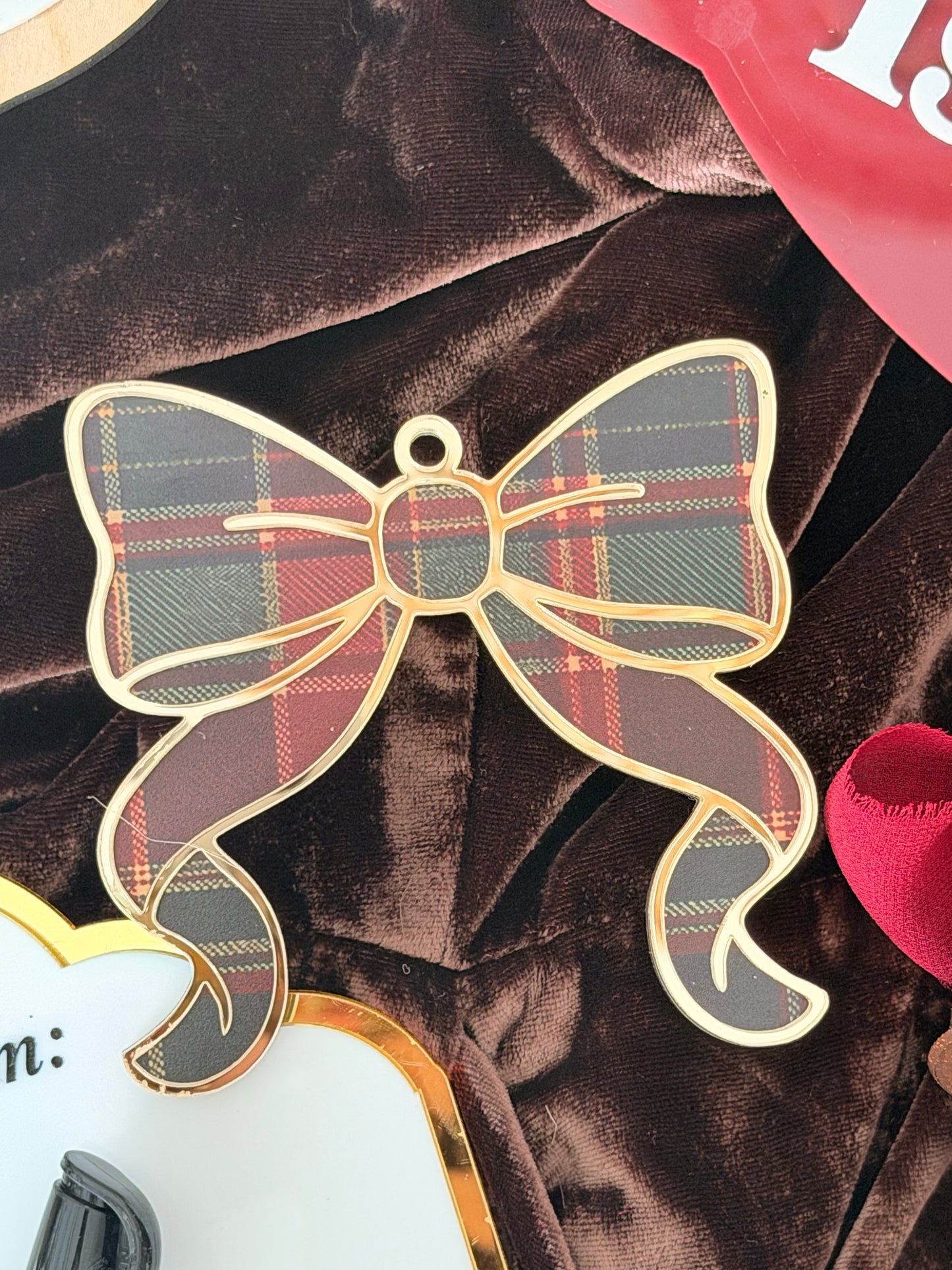 The Tartan Teddy Charm