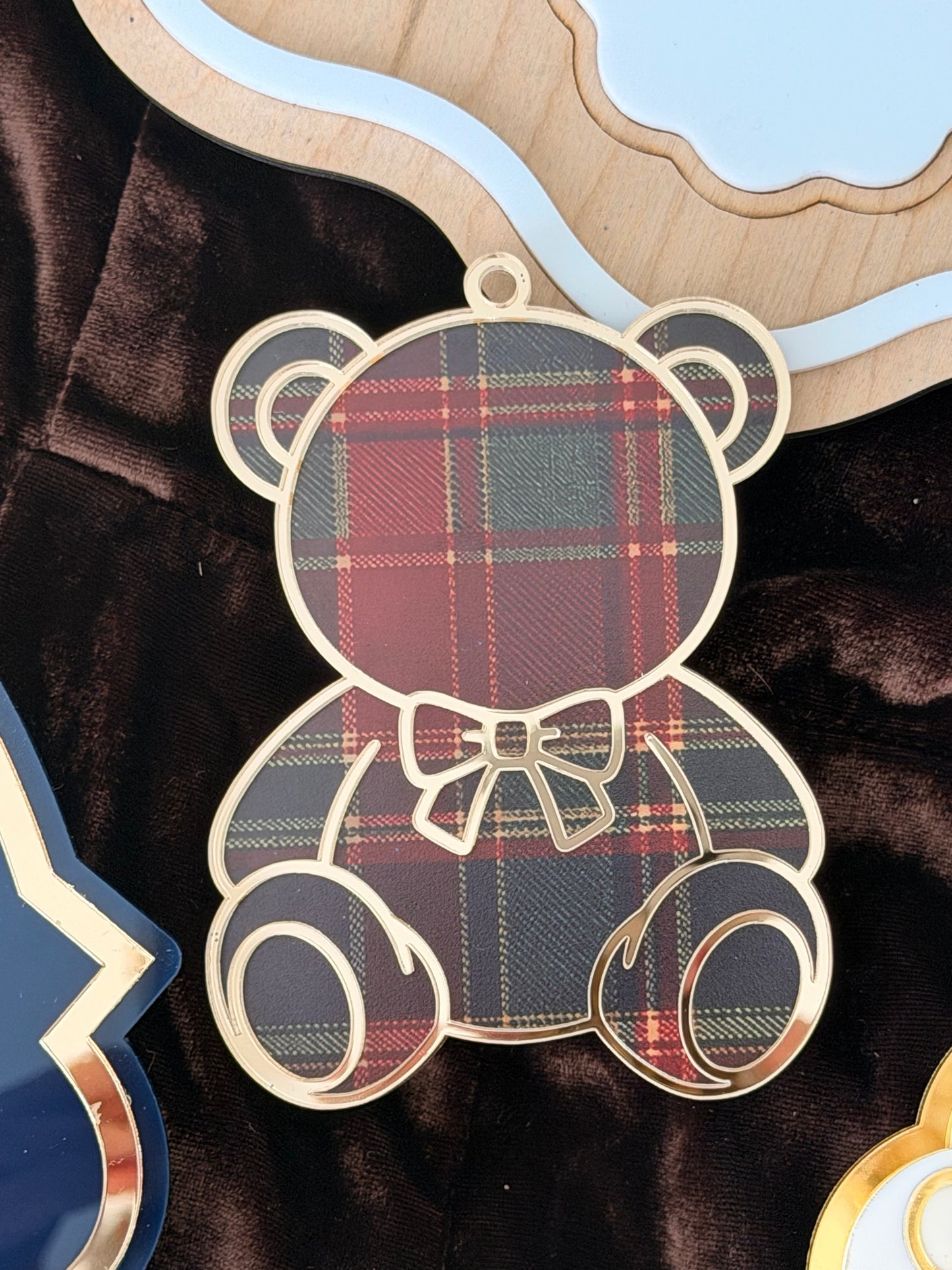 The Tartan Teddy Charm