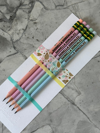 Engraved Personalized Pencils